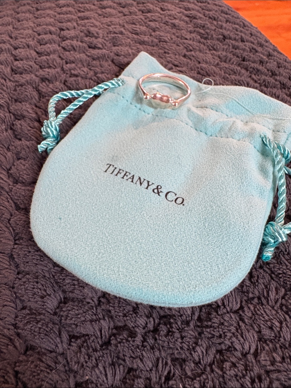 Tiffany and co bean ring